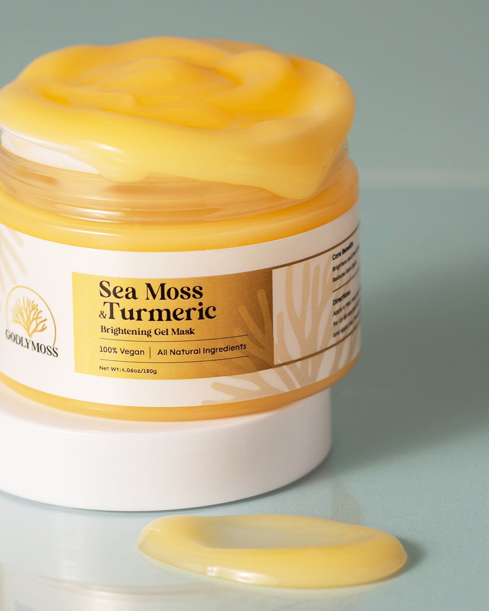 Sea Moss & Turmeric Brightening Gel Mask