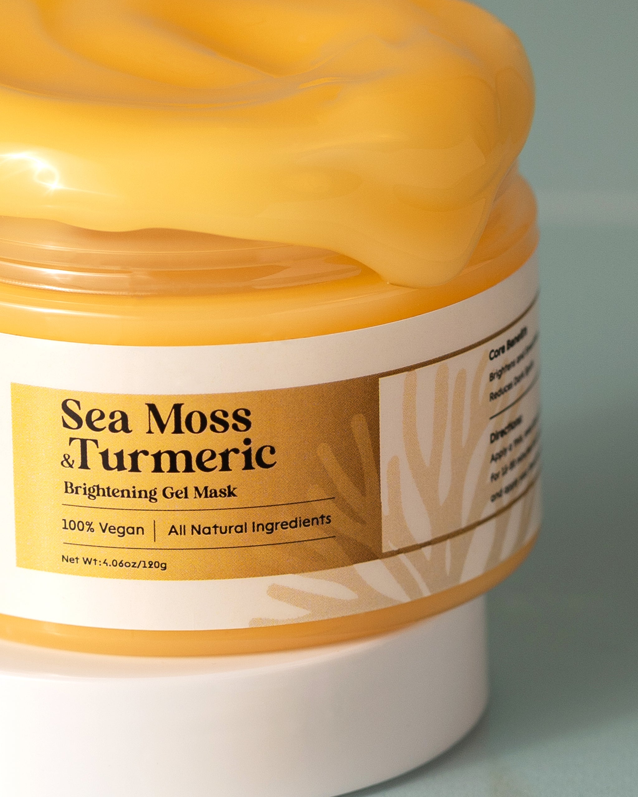 Sea Moss & Turmeric Brightening Gel Mask