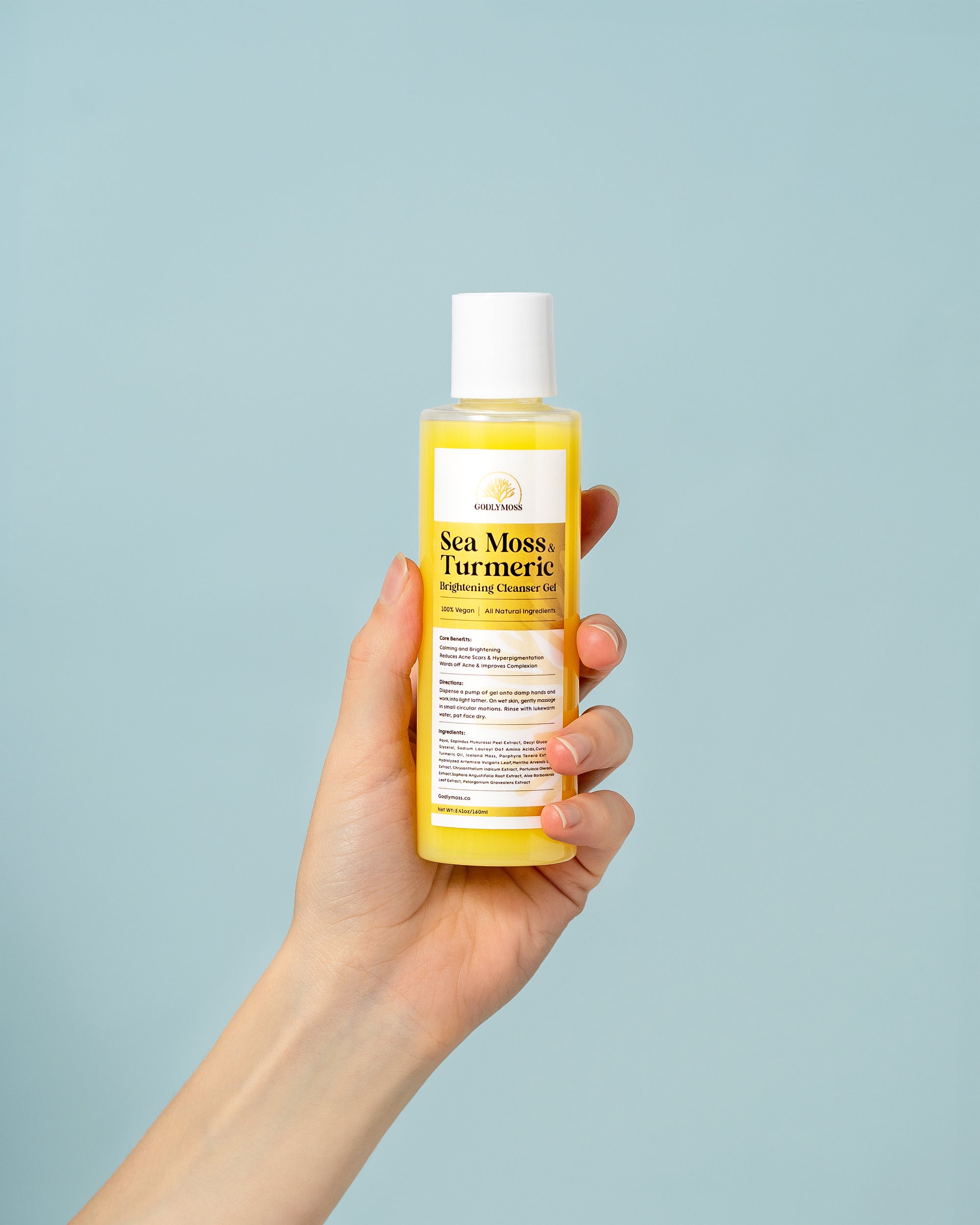 Sea Moss & Turmeric Brightening Cleanser Gel