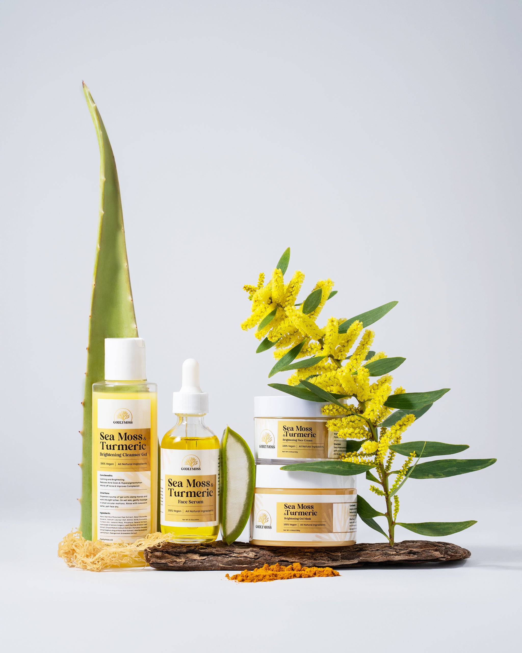 Sea Moss & Turmeric Skincare Bundle