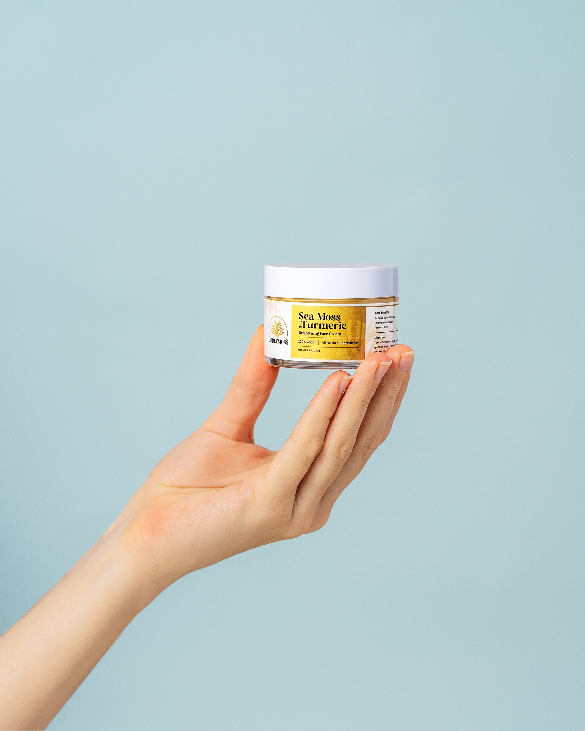 Sea Moss & Turmeric Brightening Face Cream