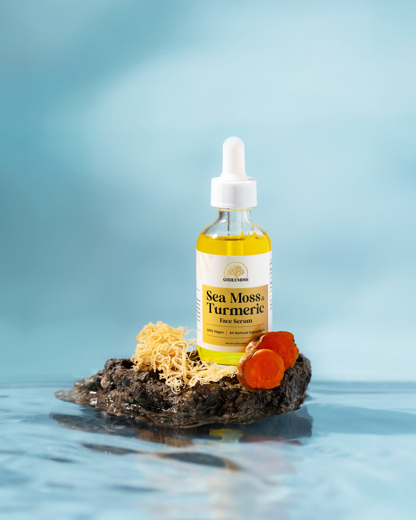 Sea Moss & Turmeric Face Serum